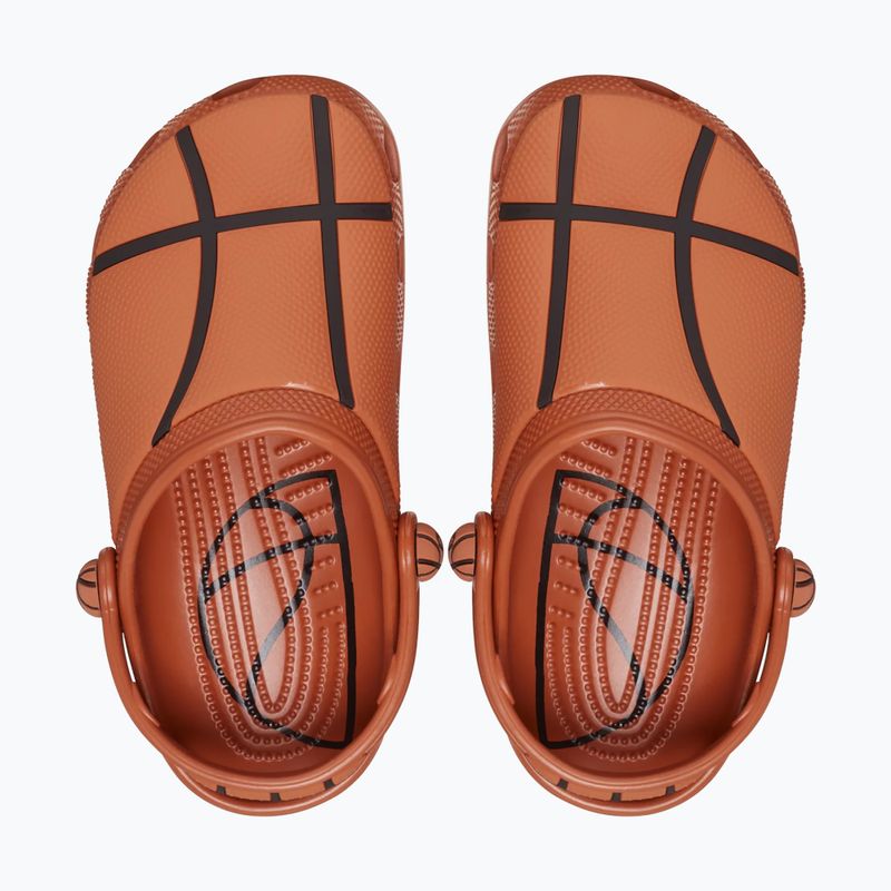Detské nazúvaky Crocs Classic Basketball Clog K sienna 4