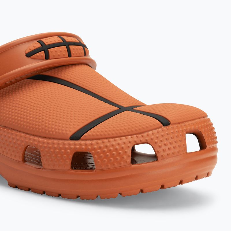 Detské nazúvaky Crocs Classic Basketball Clog K sienna 8