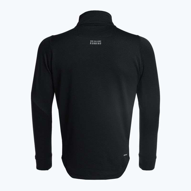 Pánske tréningové tričko New Balance Top NB Heat Grid Half Zip black NBMT23252BK 8
