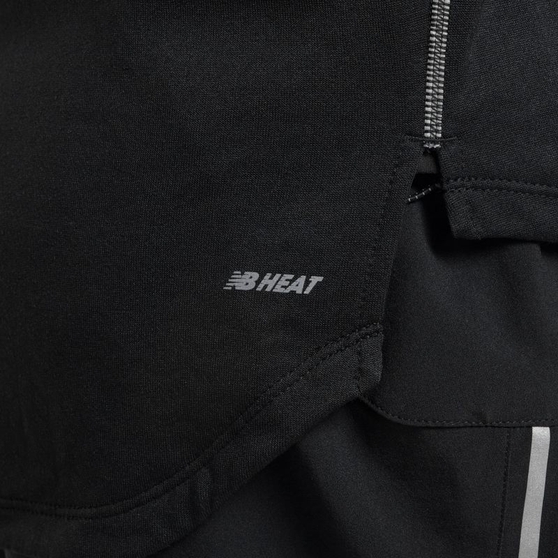 Pánske tréningové tričko New Balance Top NB Heat Grid Half Zip black NBMT23252BK 6