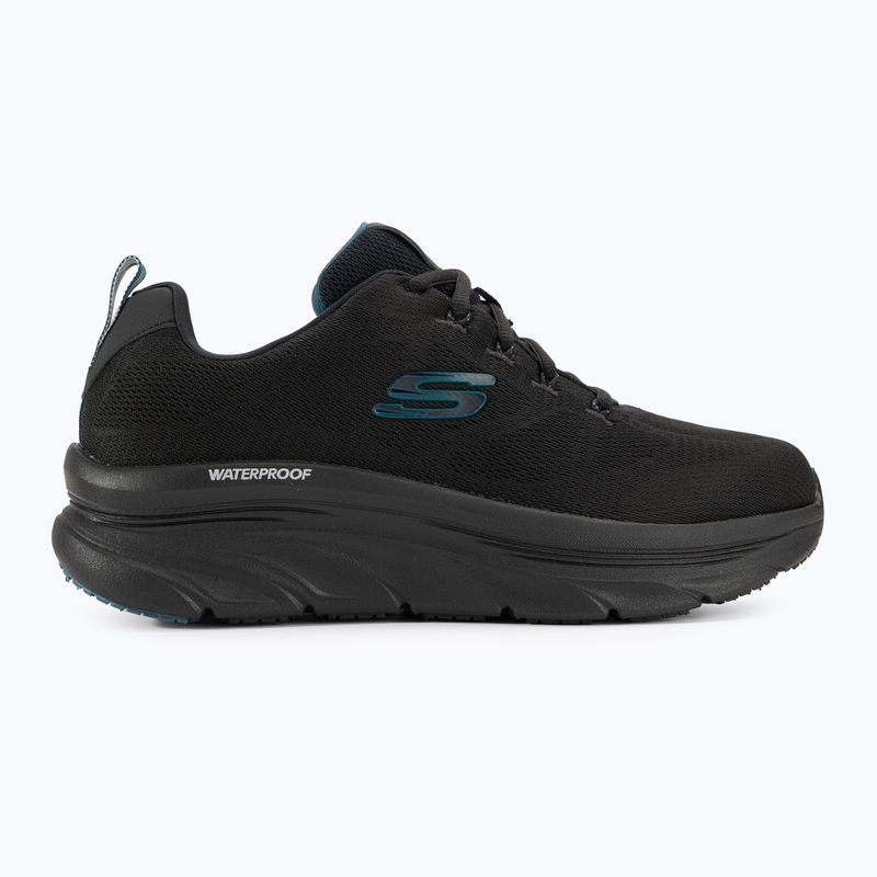 SKECHERS pánske topánky D'Lux Walker Get Oasis black/teal 2