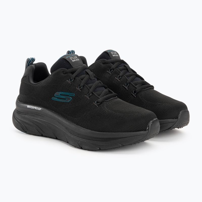 SKECHERS pánske topánky D'Lux Walker Get Oasis black/teal 4