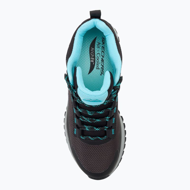 Dámska treková obuv SKECHERS Arch Fit Discover Elevation Gain black/blue 6