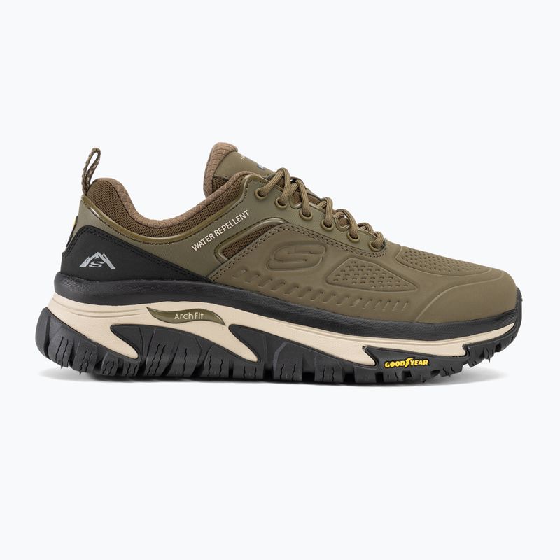 Pánska obuv SKECHERS Arch Fit Road Walker Recon olive/black 2