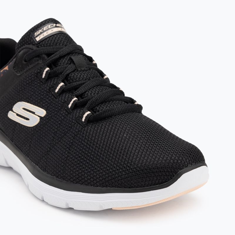 Dámske topánky SKECHERS Flex Appeal 4.0 Wild Ballad black/leopard 7