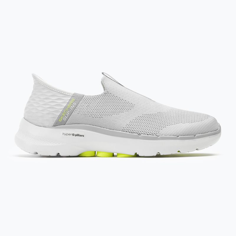 Pánske topánky SKECHERS Slip-ins Go Walk 6 Easy On grey/grey/green 2