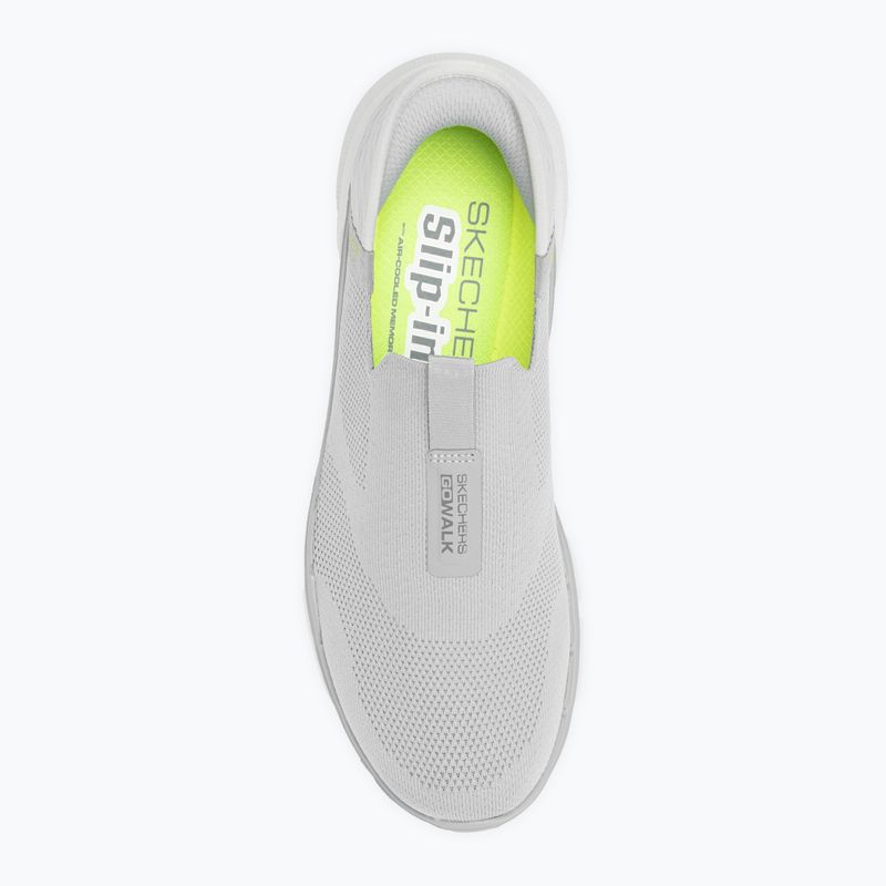 Pánske topánky SKECHERS Slip-ins Go Walk 6 Easy On grey/grey/green 5