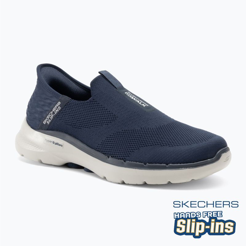 Pánske topánky SKECHERS Slip-ins Go Walk 6 Easy On navy/white