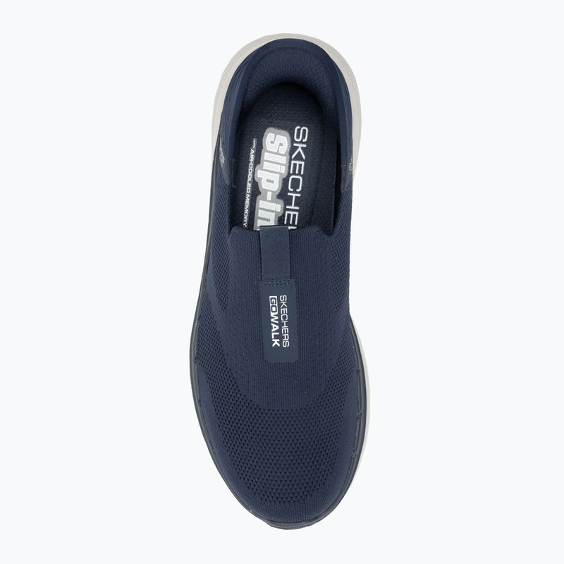 Pánske topánky SKECHERS Slip-ins Go Walk 6 Easy On navy/white 5