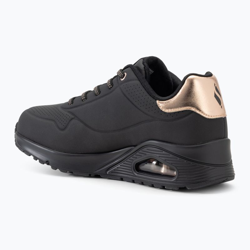 Dámske topánky SKECHERS Uno Shimmer Away black/gold 3