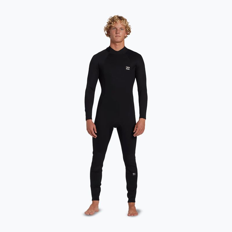Pánsky neoprén Billabong 4/3 mm Foil Back Zip black