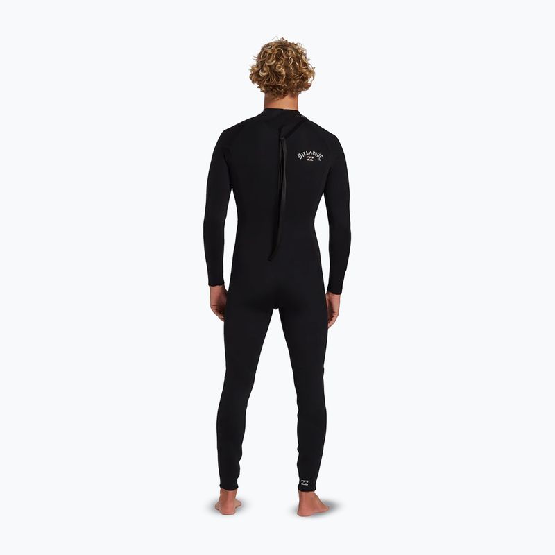Pánsky neoprén Billabong 4/3 mm Foil Back Zip black 2