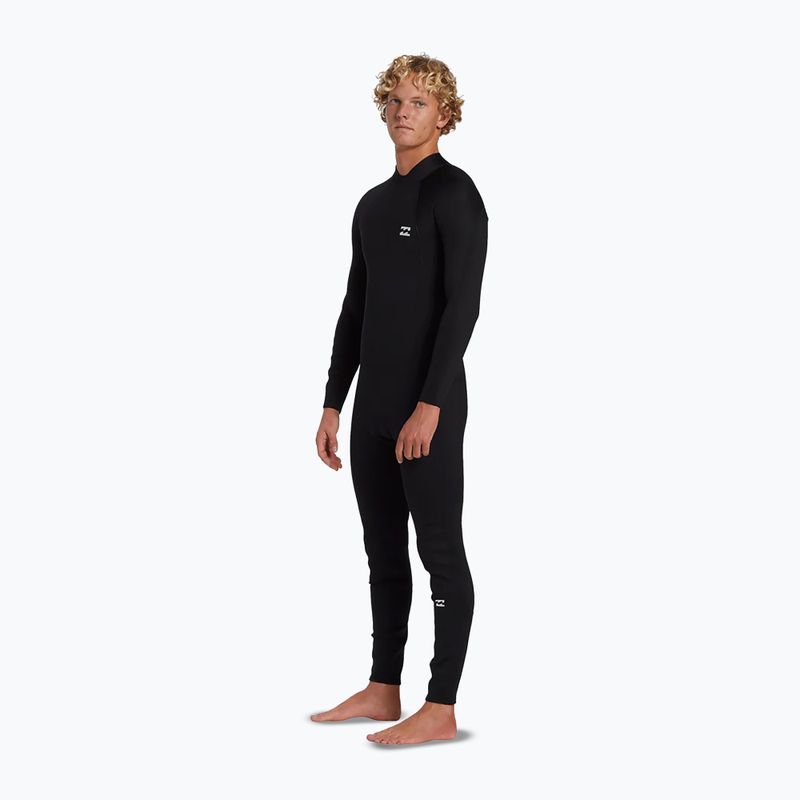 Pánsky neoprén Billabong 4/3 mm Foil Back Zip black 3