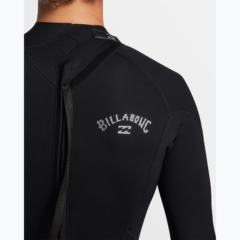 Pánsky neoprén Billabong 4/3 mm Foil Back Zip black 5