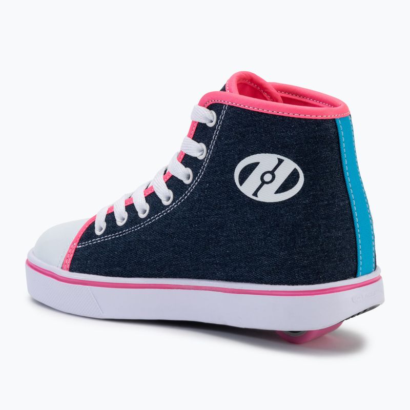 Detské tenisky s kolieskom Heelys Veloz denim/rainbow 3