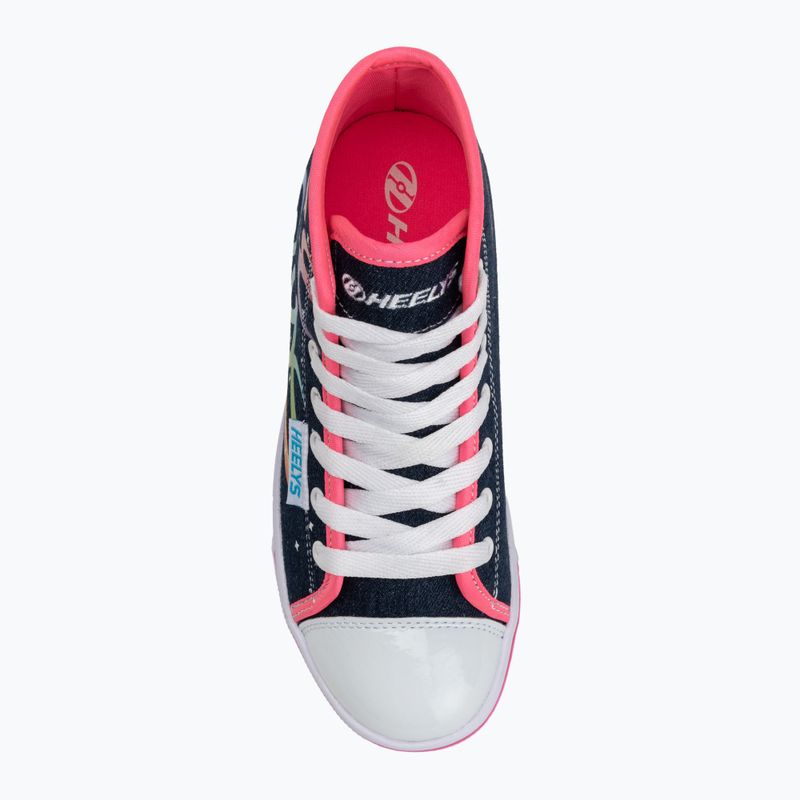 Detské tenisky s kolieskom Heelys Veloz denim/rainbow 6