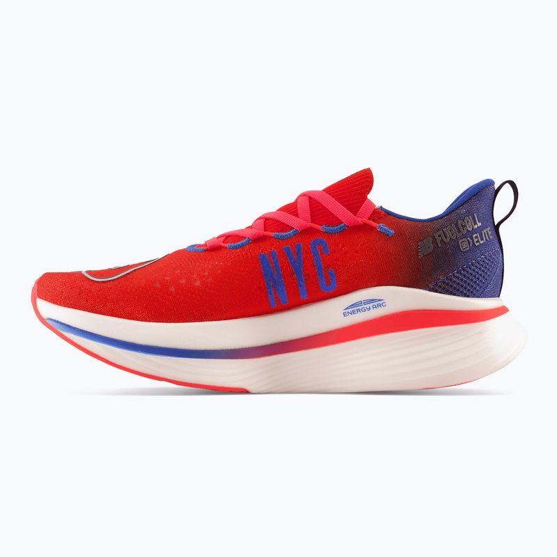 Dámska bežecká obuv New Balance TCS New York City Marathon FuelCell SC Elite V3 červená NBWRCELNY3 13