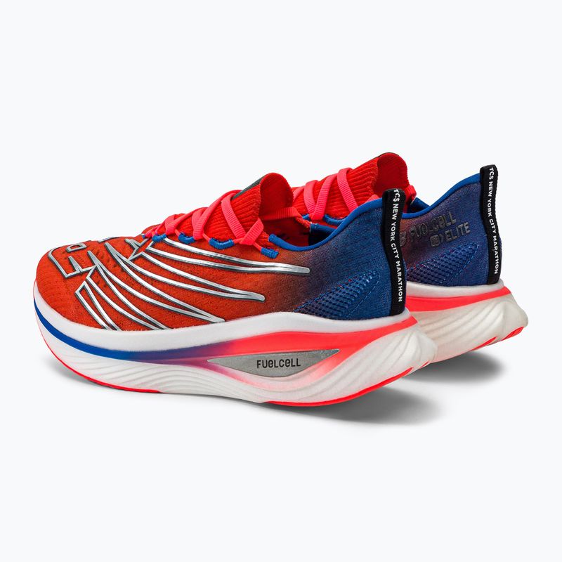 Dámska bežecká obuv New Balance TCS New York City Marathon FuelCell SC Elite V3 červená NBWRCELNY3 3