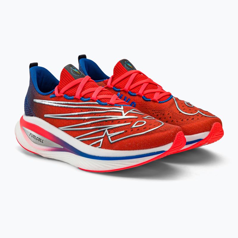 Dámska bežecká obuv New Balance TCS New York City Marathon FuelCell SC Elite V3 červená NBWRCELNY3 4