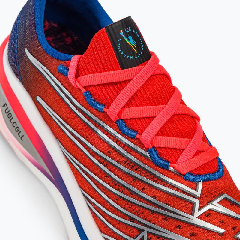 Dámska bežecká obuv New Balance TCS New York City Marathon FuelCell SC Elite V3 červená NBWRCELNY3 8