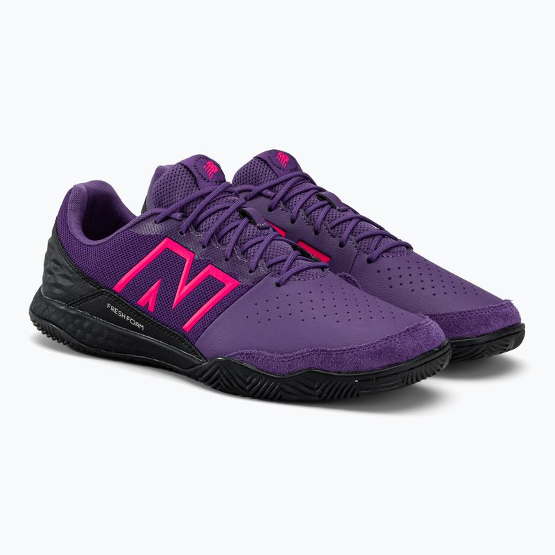 New Balance pánske kopačky Audazo V6 Command IN purple-black SA2IPH6.D.075 4