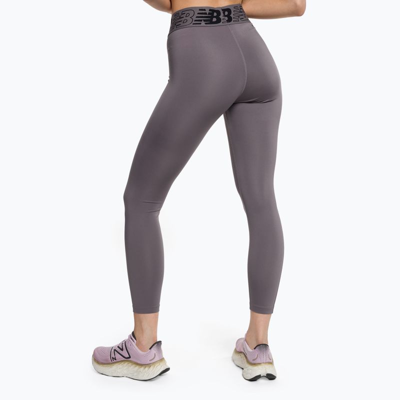 Dámske tréningové legíny New Balance Tight Relentless Crossover High Rise sivá NBWP21177Z 3