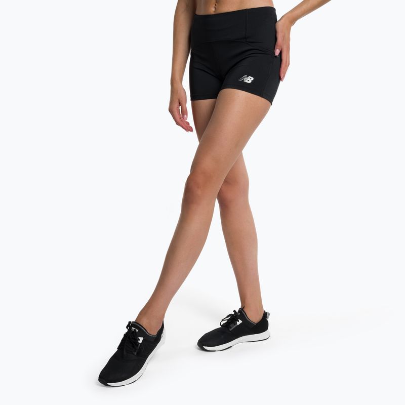 Dámske bežecké šortky New Balance Accelerate Pacer 3,5" čierne WS31243BK