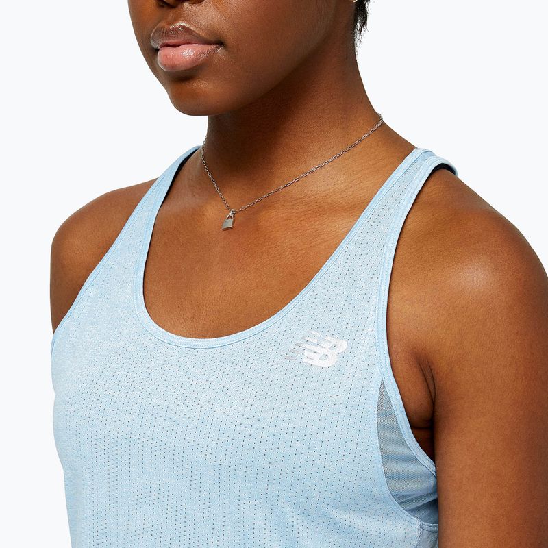 Dámske bežecké tielko New Balance Impact Run Tank blue NBWT21260 4
