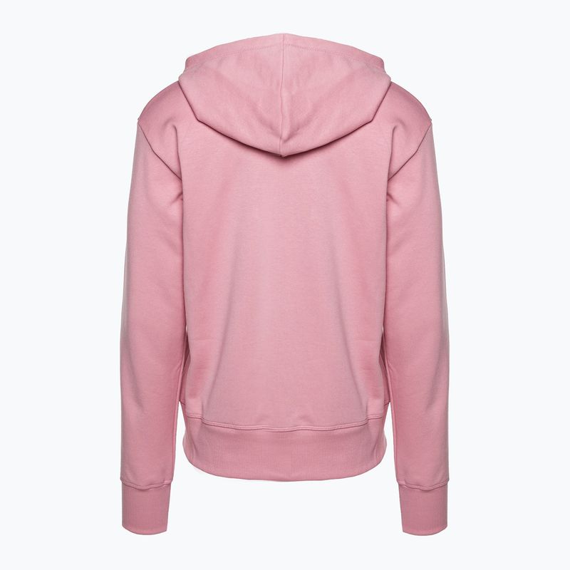 Dámska tréningová mikina New Balance Essentials Stacked Logo French Terry Hoodie pink WT31533HAO 6