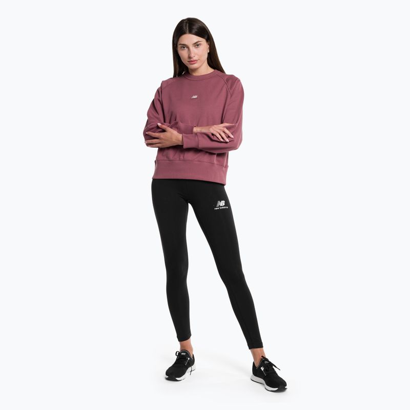 Dámske tréningové legíny New Balance Tight Essentials Stacked Logo Cotton black NBWP31509 2