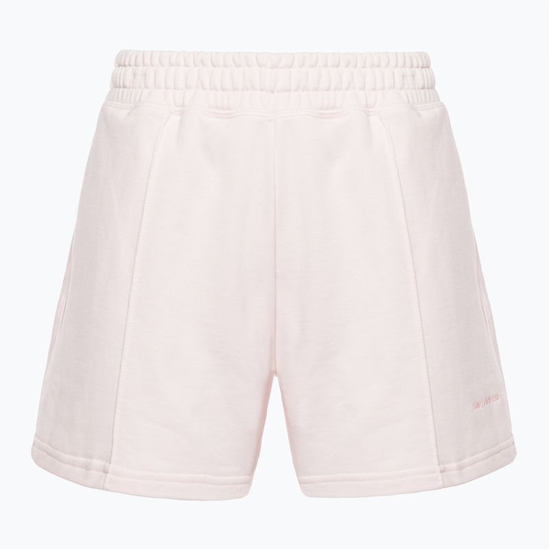 Dámske tréningové šortky New Balance Athletics Nature State French Terry pink WS23552WAN 5