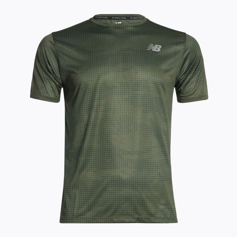 Pánske tričko New Balance Top Impact Run SS Running Shirt Green NBMT21263DON 6