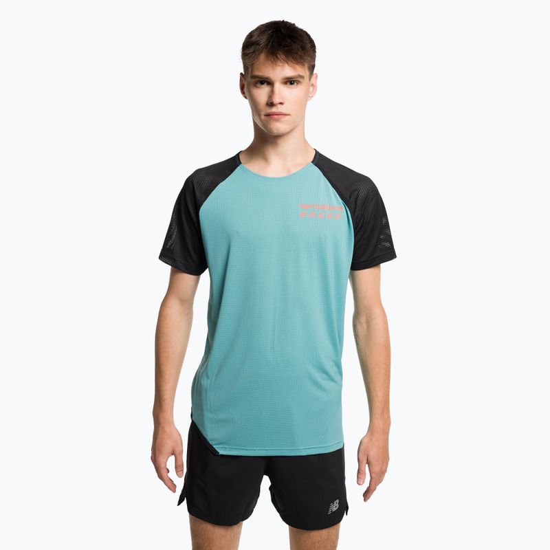 Pánske bežecké tričko New Balance Top Accelerate Pacer blue MT31241FAD