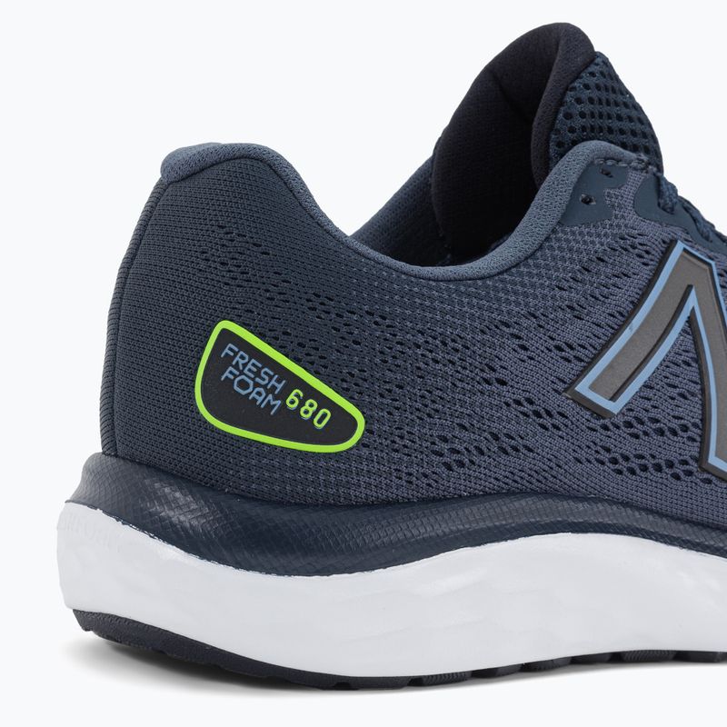 New Balance pánska bežecká obuv W680V7 navy blue NBM680C 8