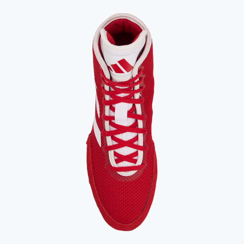 Zápasnícke topánky adidas Tech Fall 2.0 red/white 5