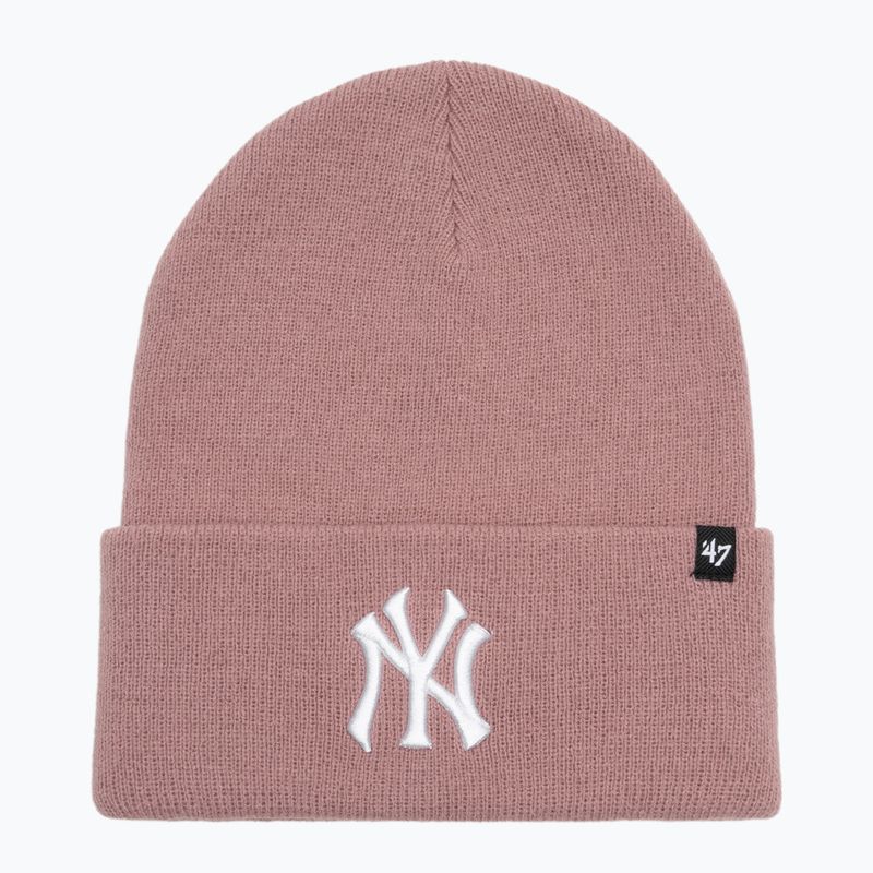 Zimná čiapka 47 Brand MLB New York Yankees Haymaker mauve