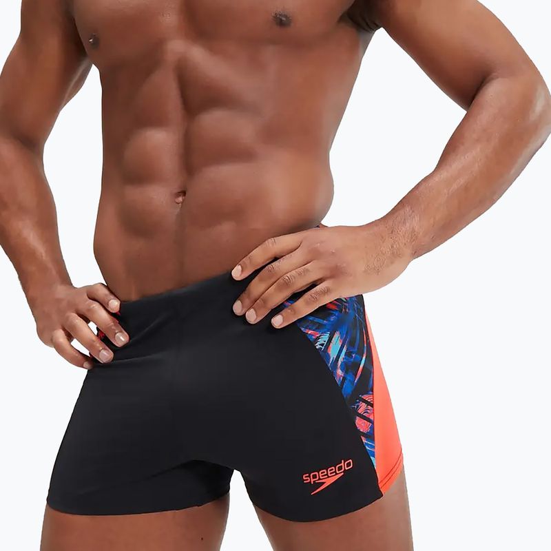 Pánske plavecké šortky Speedo ECO END+ Splice black/orange 9