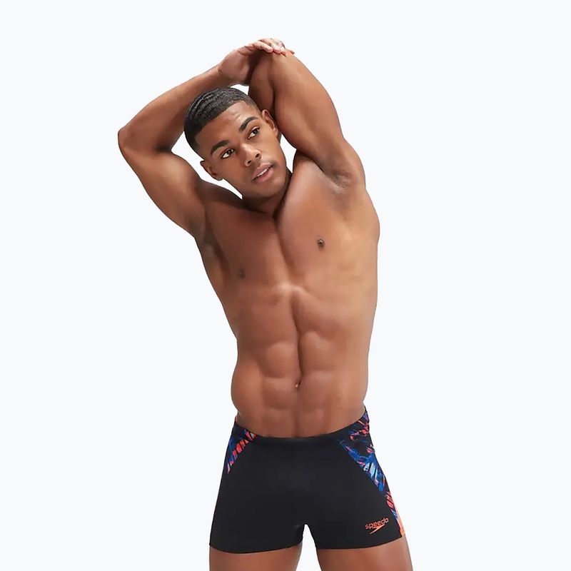 Pánske plavecké šortky Speedo ECO END+ Splice black/orange 12