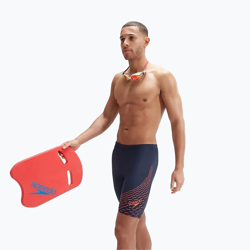 Pánske plavky Speedo Medley Logo navy/orange 11