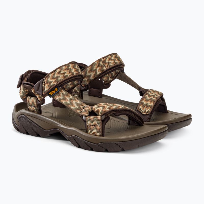 Teva Terra Fi 5 Universal pánske turistické sandále hnedé 112456 4