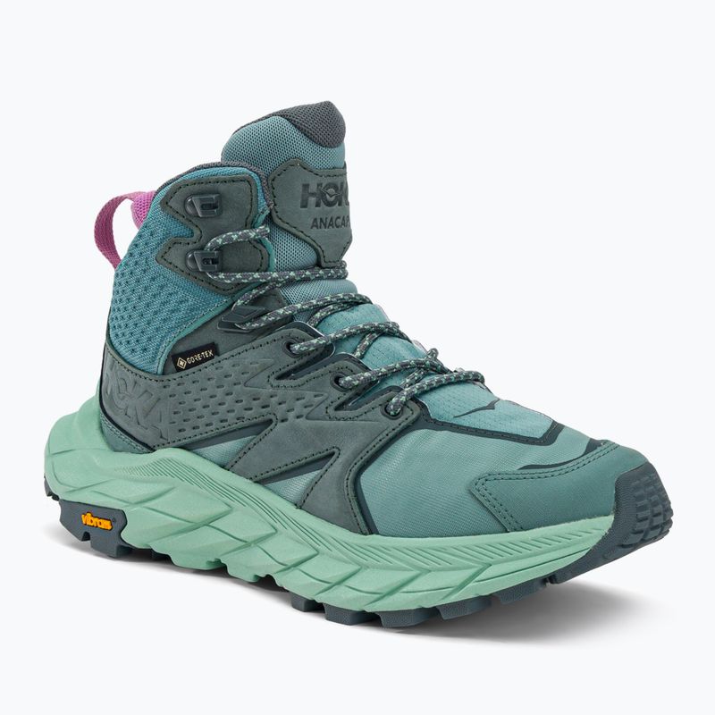 Dámske trekové topánky HOKA Anacapa Mid GTX green 1119372-TMGR