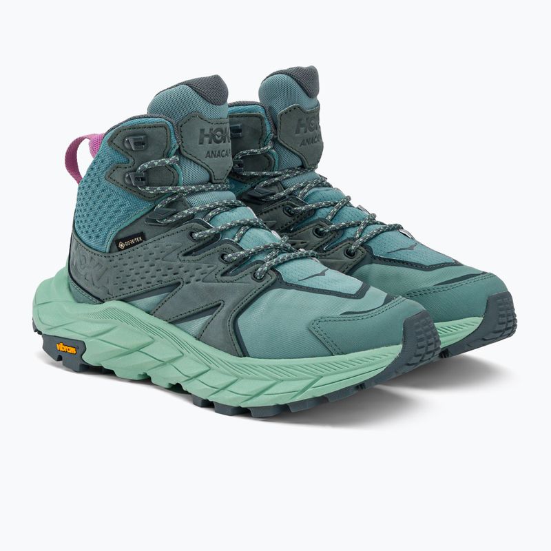 Dámske trekové topánky HOKA Anacapa Mid GTX green 1119372-TMGR 6