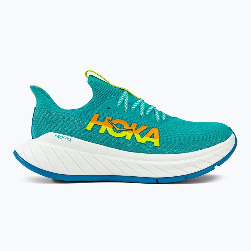 Pánska bežecká obuv HOKA Carbon X 3 blue/yellow 1123192-CEPR 2