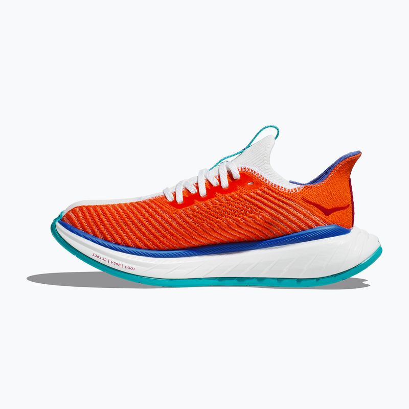 Pánska bežecká obuv HOKA Carbon X 3 white/flame 9