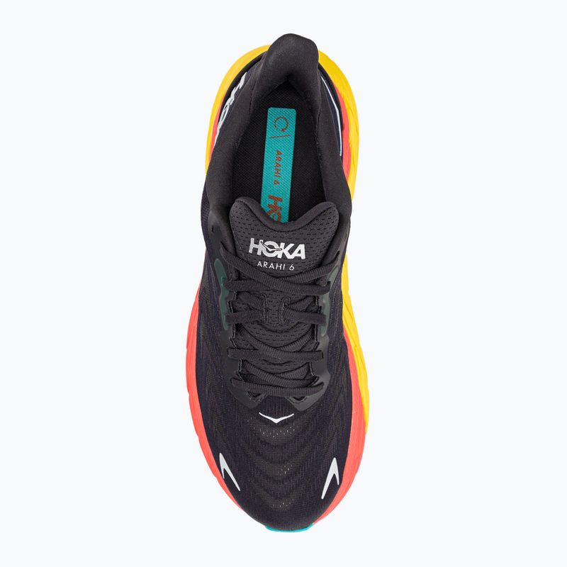 Pánska bežecká obuv HOKA Arahi 6 black 1123194-BFLM 5