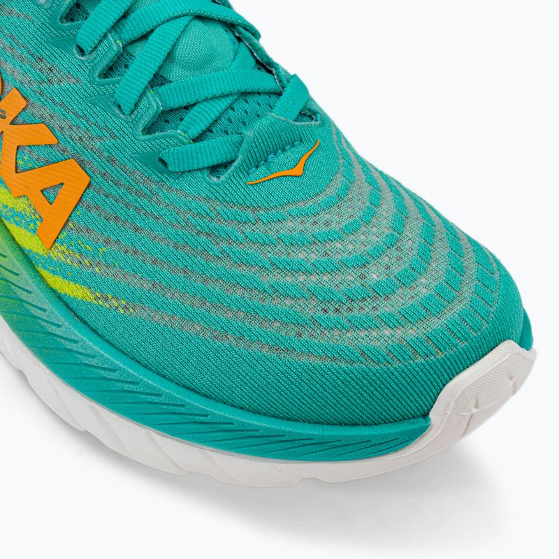 Dámska bežecká obuv HOKA Mach 5 blue/yellow 1127894-CEPR 7