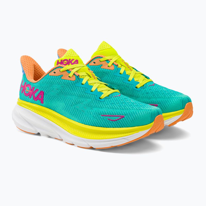 Pánska bežecká obuv HOKA Clifton 9 green 1127895-CEPR 4
