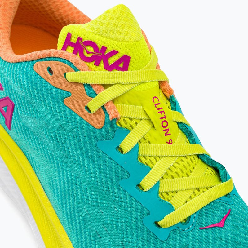 Pánska bežecká obuv HOKA Clifton 9 green 1127895-CEPR 9