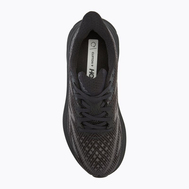 Dámska bežecká obuv HOKA Clifton 9 black/black 5