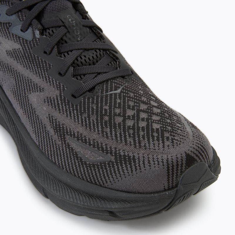 Pánska bežecká obuv HOKA Clifton 9 Wide black/black 7